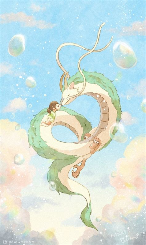 Fanart Friday, Too: Haku ♡ Chihiro – Beneath the Tangles