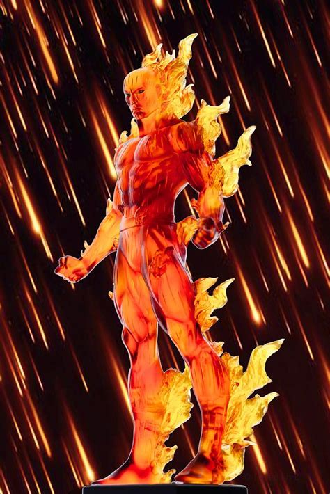 Johnny Storm Human Torch | Statue | Bowen Designs | Human torch, Flame ...