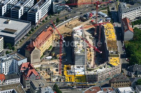 Leipzig Von Oben Baustellen Zum Neubau Eines Stadtquartiers