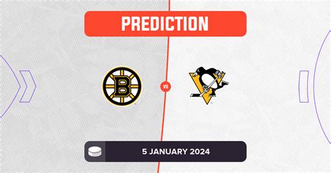 Bruins vs Penguins Prediction and NHL Tips - 5 January 2024