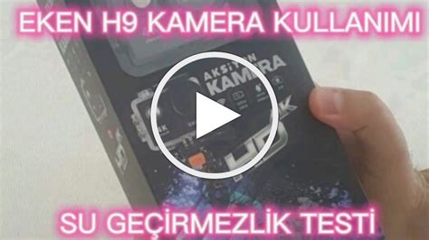 Bim Eken H9 Aksiyon Kamerası Kutu Açılımı Aparatların kullanımi ve su