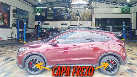 Capa Pinça Freio Vermelho Ferrari Honda HRV Rodas Aro 18 YouTube