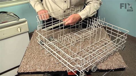 Maytag Dishwasher Repair How To Replace The Lower Dishrack Youtube