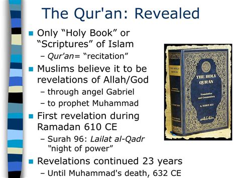 Ppt Brief Overview Of The Qur An Powerpoint Presentation Free Download Id 314436