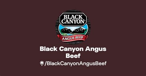 Black Canyon Angus Beef Instagram Facebook Linktree