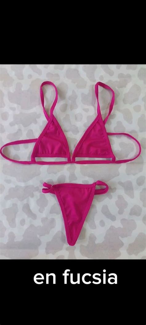 Bikini extra pequeño perfecto para esos días asolas