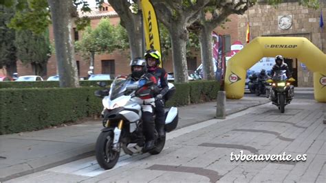 Llegada a Benavente del Rally Turístico en Moto Ruta Vía de la Plata