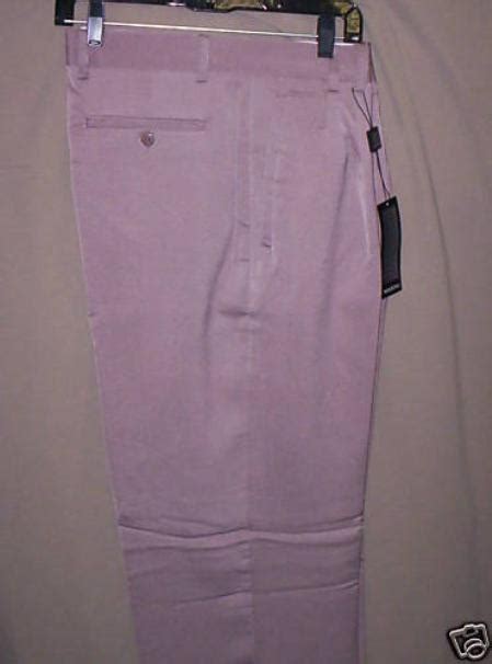 Long Rise Big Leg Slacks Lavender Deep Pleat Wide Leg 22 Inc