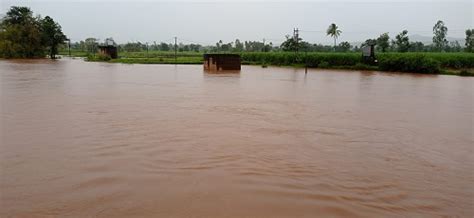 Kasari river water out of capacity Panhala and Shahuwadi talukas