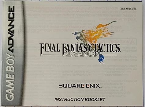 Final Fantasy Tactics Advance Prices Gameboy Advance Compare Loose