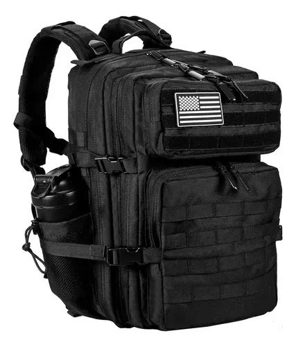 Mochila Tactica Militar Morral Pentagon 45l Impermeable Color Negro