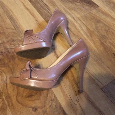 Franco Sarto Shoes Franco Sarto Nude Peep Toe Pumps Poshmark