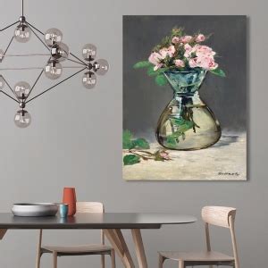 Leinwandbilder Und Poster Edouard Manet Rosen In Einer Vase