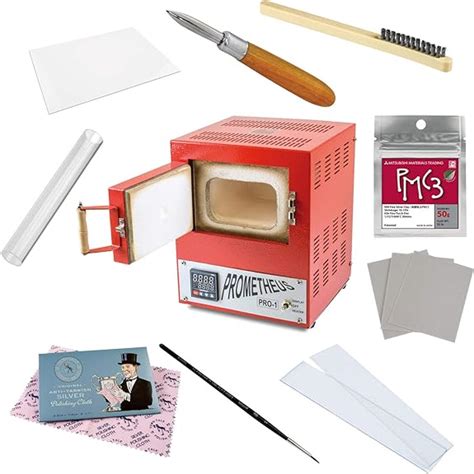 Precious Metal Clay Pmc Starter Kit Inc Kiln And Tools For