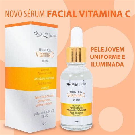 Sérum Facial Fluido Vitamina C Max Love Pronta Entrega Shopee Brasil