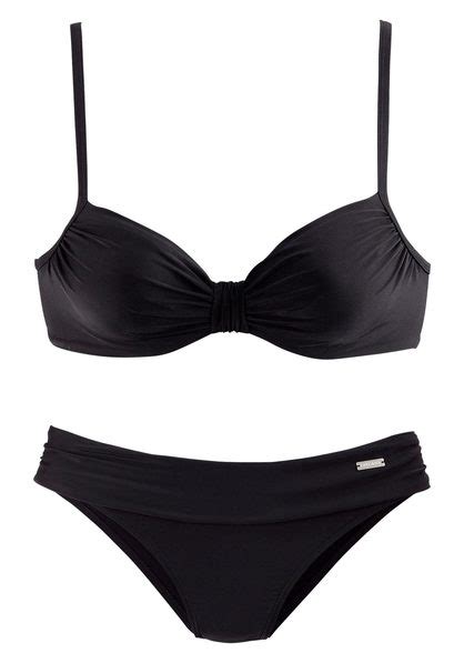 Lascana B Gel Bikini Saphir Schwarz Cup B