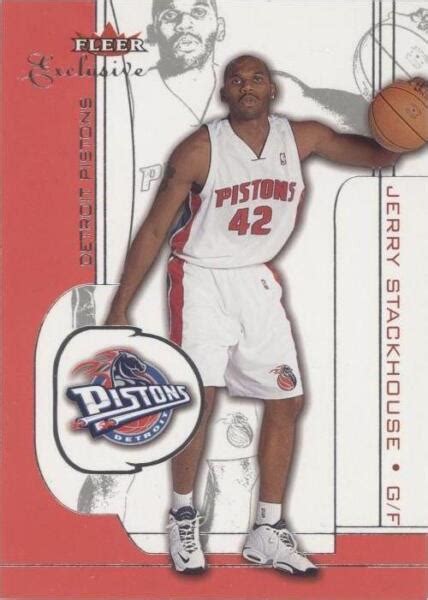 Fleer Exclusive Jerry Stackhouse For Sale Online Ebay