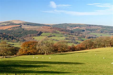 Brecon Beacons Landscape View Stock Photo - Image of meadows, nature ...