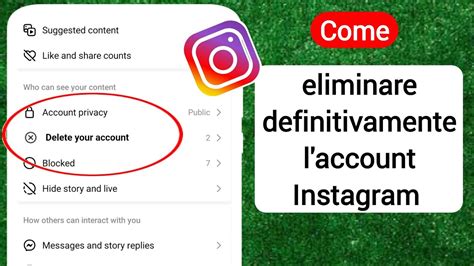 Come Eliminare Definitivamente L Account Instagram 2024