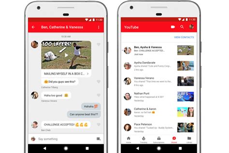 Youtube Adds An In App Messaging Feature For Sharing And Chatting About