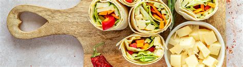 Recette De Wrap Aux Crudit S Avec Fromage