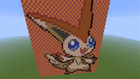 Pokemon Pixel Art #494: Victini! Minecraft Map