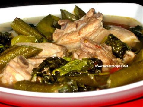 Pork Sinigang (Pork In Tamarind Broth)