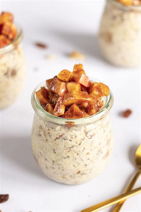 Appeltaart Overnight Oats Recept De Kokende Zussen