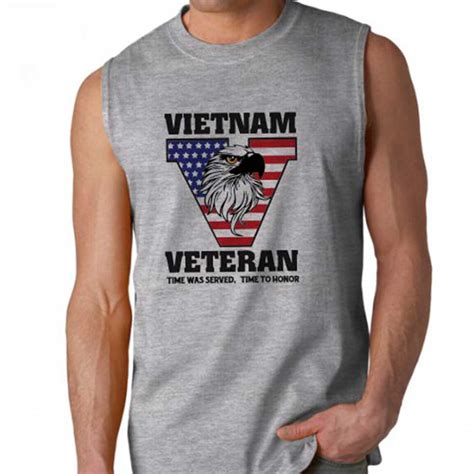 Vietnam Veteran Time Was Served Time To Honor Sleeveless Shirt