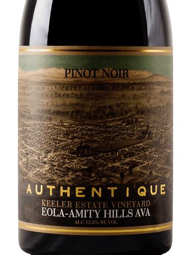 Authentique Keeler Estate Vineyard Pinot Noir Vivino US