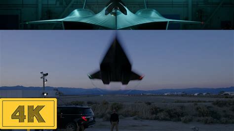 SR 72 Darkstar Hypersonic Aircraft Flying Maverick Opening Scene Top