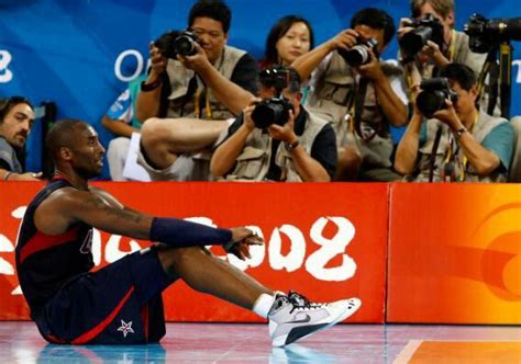 Kobe Bryant In The 2008 Olympics In Beijing China Rocking The Nike Air