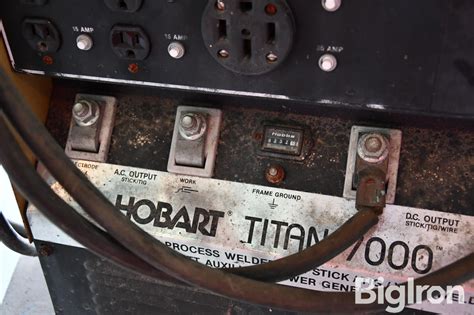 Hobart Titan 7 000 Watt Portable Welder Generator BigIron Auctions