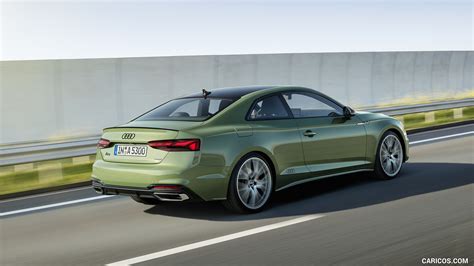 Audi A5 Coupe 2020my Color District Green Rear Three Quarter