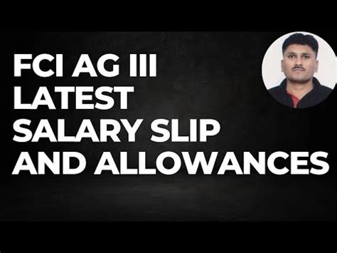 Fci Ag Salary Slip Fci Ag In Hand Salary Fci Ag Latest Salary