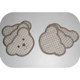 Motif De Broderie Machine Lingettes T Te D Ours Broderie Machine