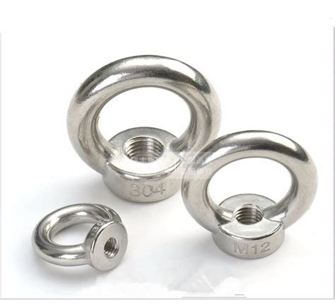 Pcs M M M M Eye Nut Stainless Steel Marine Lifting Eyenut Ring