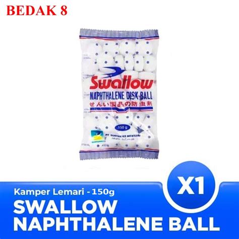 Jual Swallow Kamper Kapur Barus Naphthalene Ball 150 Gr Shopee