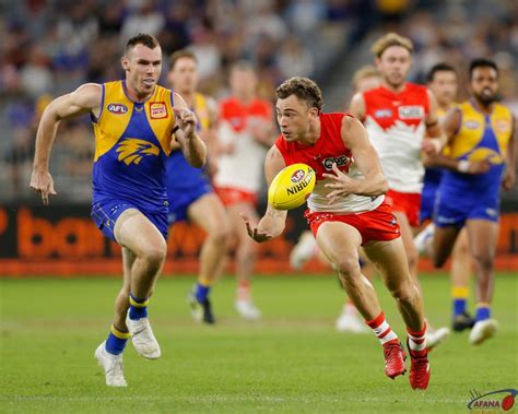 West Coast Vs Sydney Round 5 2022 Optus Stadium Afana