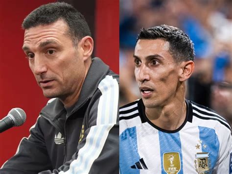 Lionel Scaloni Reveló Cómo Está Ángel Di María Luego De Las Amenazas