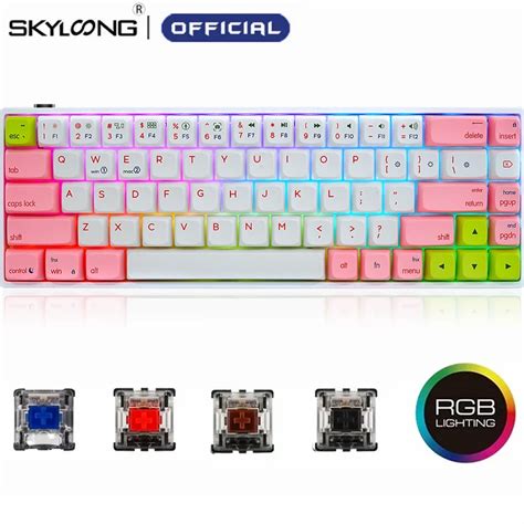 Skyloong Sk Hot Swap Rgb Mechanical Keyboard With Key Pbt Gsa