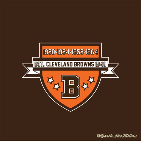 Browns logo redesign, based on the Western Bulldogs logo from the AFL. : r/Browns