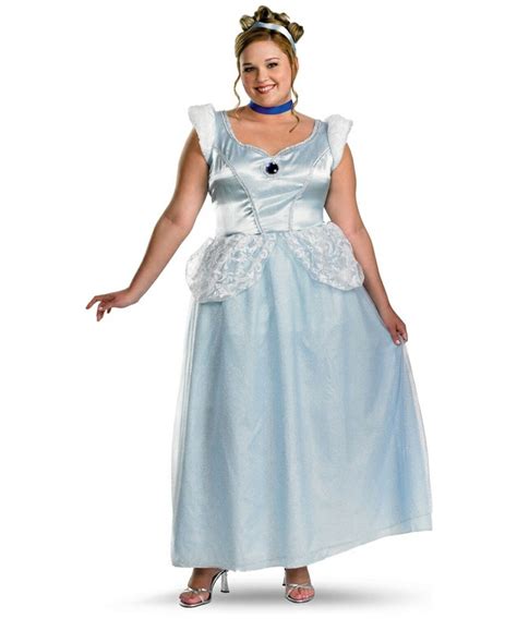 Cinderella Disney Princess Adult Costume Plus Size Disney Costumes