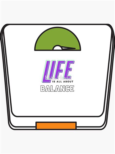 Life Is All About Balance Sticker For Sale By Mashuda Redbubble