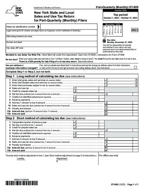 St 809 Fill Out And Sign Online Dochub