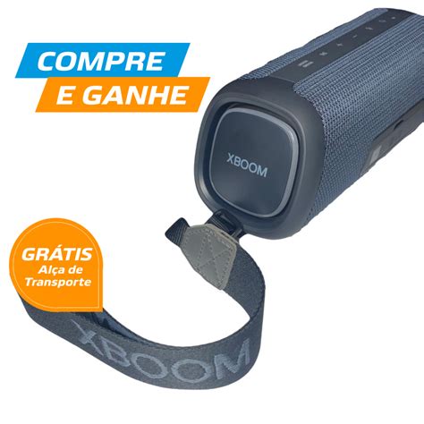 Caixa de Som LG Xboom GO XG5 Power Portátil Bluetooth IP67 Preto XG5