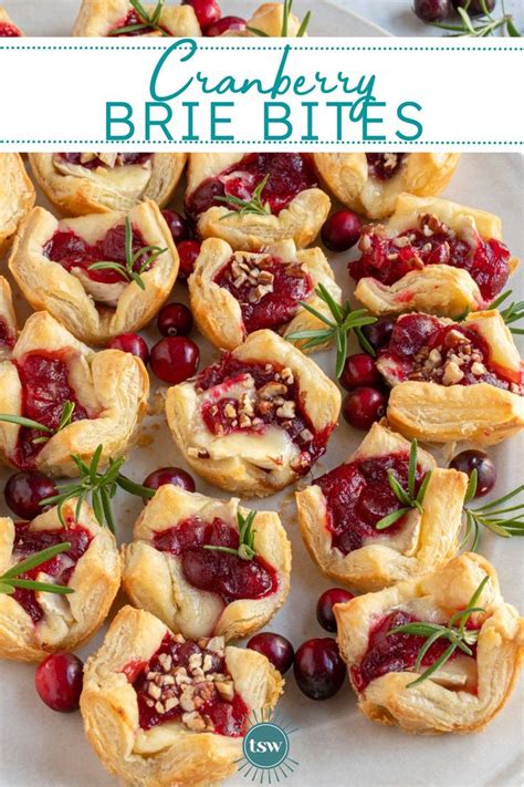 Cranberry Brie Bites The Schmidty Wife Brie Bites Best Appetizer