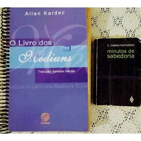 O LIVRO DOS MEDIUNS MINUTOS DE SABEDORIA Shopee Brasil