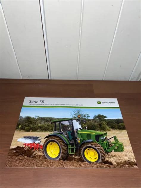 BROCHURE PROSPEKT PROSPECTUS TRACTEUR JOHN DEERE 5R Tractor Traktor