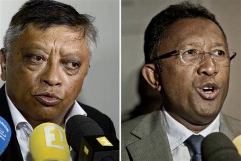 Election Pr Sidentielle Madagascar Jean Louis Robinson Et Hery